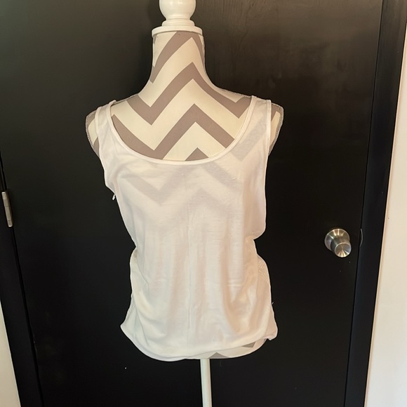 Lane Bryant: White Sequin Tank Top - Picture 2 of 9